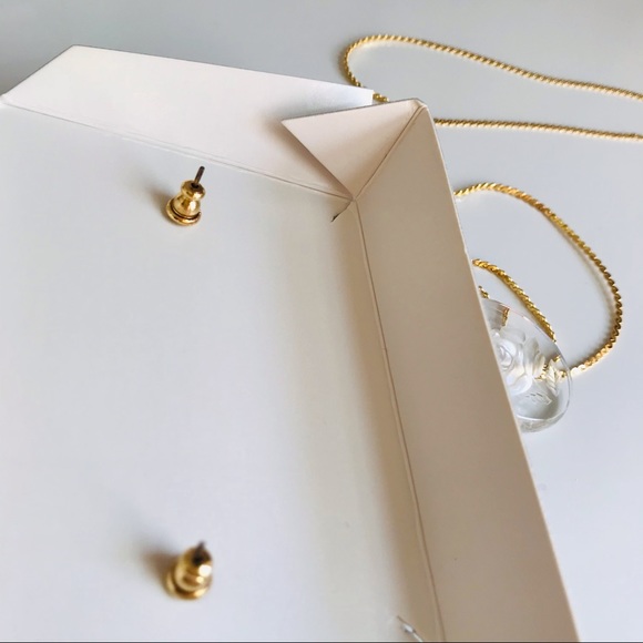 Vintage Laguna Crystal Etched Rose Set - Picture 12 of 13